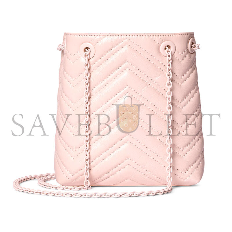 GUCCI GG MARMONT NANO BUCKET BAG 856404 (17*16*6.5cm)
